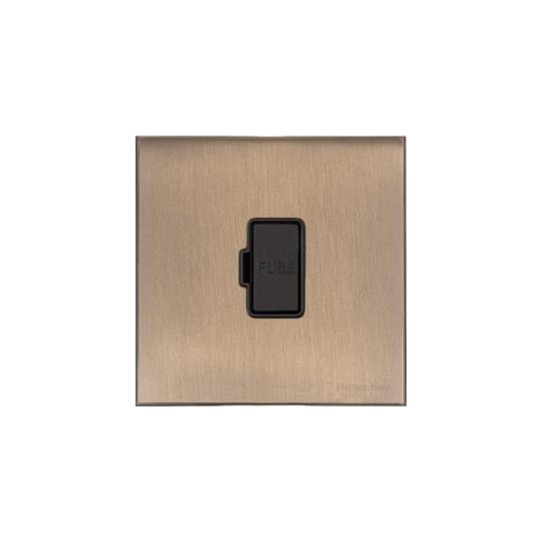 Windsor Range Antique Brass Switches & Sockets, WN91 - Unswitched Spur (13 Amp) by Heritage Brass By M-Marcus