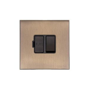 Windsor Range Antique Brass Switches & Sockets, WN91 - Switched Spur (13 Amp) by Heritage Brass By M-Marcus