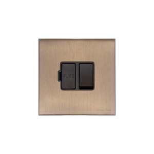 Windsor Range Antique Brass Switches & Sockets, WN91 - Switched Spur (13 Amp) by Heritage Brass By M-Marcus
