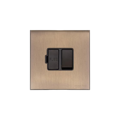 Windsor Range Antique Brass Switches & Sockets, WN91 - Switched Spur (13 Amp) by Heritage Brass By M-Marcus