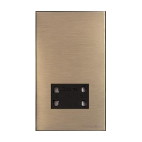 Windsor Range Antique Brass Switches & Sockets, WN91 - Shaver Socket Output Voltage 110/240V by Heritage Brass By M-Marcus