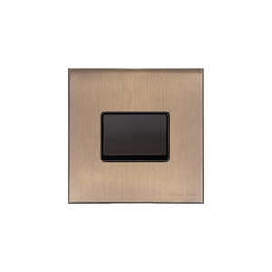 Windsor Range Antique Brass Switches & Sockets, WN91 - 6A Triple Pole Fan Isolator Switch by Heritage Brass By M-Marcus