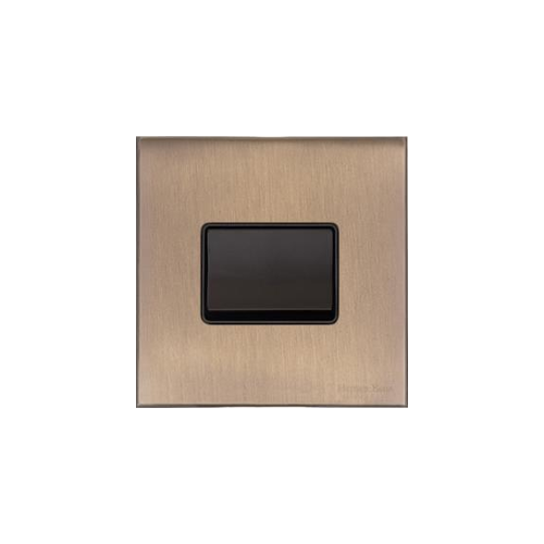 Windsor Range Matt Antique Brass Switches & Sockets, WN92 - 6A Triple Pole Fan Isolator Switch by Heritage Brass By M-Marcus