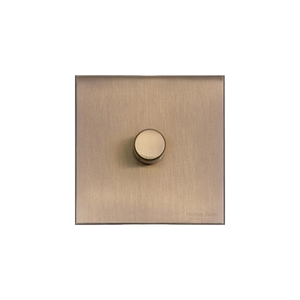 Windsor Range Antique Brass Switches & Sockets, WN91 - 1G Multi Location Primary Dimmer by Heritage Brass By M-Marcus