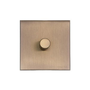 Windsor Range Antique Brass Switches & Sockets, WN91 - 1G Multi Location Secondary Dimmer by Heritage Brass By M-Marcus