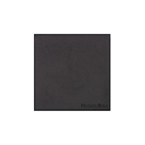 Windsor Range Matt Black Switches & Sockets, WBK - Single Blank Plate by Heritage Brass By M-Marcus