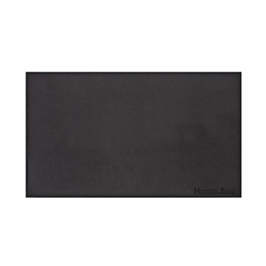 Windsor Range Matt Black Switches & Sockets, WBK - Single Blank Plate by Heritage Brass By M-Marcus