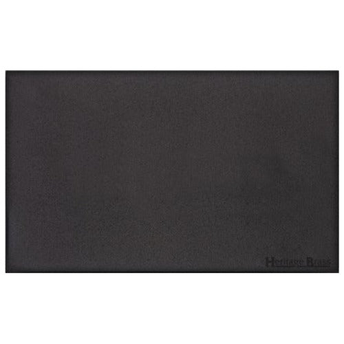 Windsor Range Jet Black (Project Finish) Double Blank Plate