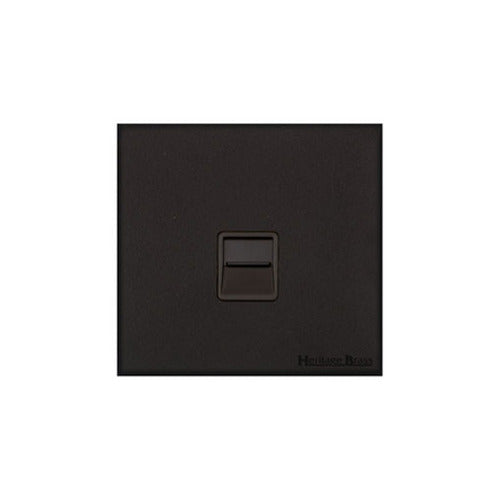 Windsor Range Jet Black (Project Finish) 1 Gang Master Line Socket