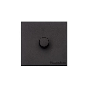 Windsor Range Matt Black Switches & Sockets, WBK - 1G Multi Location Primary Dimmer by Heritage Brass By M-Marcus