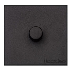 Windsor Range Matt Black Switches & Sockets, WBK - 1G Multi Location Secondary Dimmer by Heritage Brass By M-Marcus