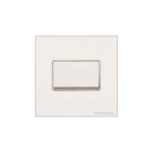 Windsor Range Matt White Switches & Sockets, WNW - 6A Triple Pole Fan Isolator Switch by Heritage Brass By M-Marcus
