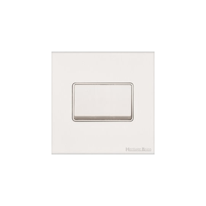 Windsor Range Matt White Switches & Sockets, WNW - 6A Triple Pole Fan Isolator Switch by Heritage Brass By M-Marcus