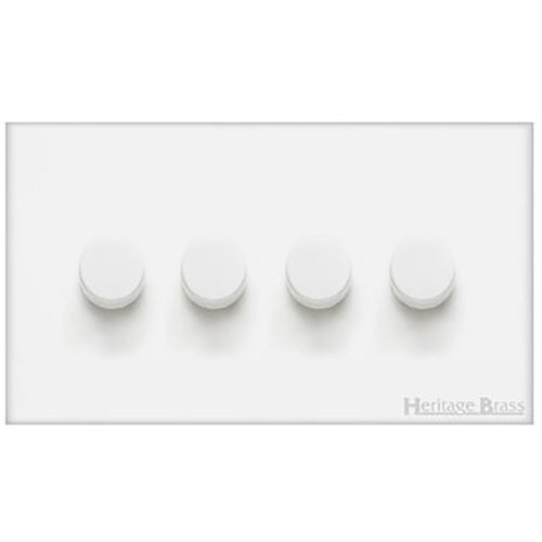 Windsor Range Matt White Switches & Sockets, WNW - 4G Multi Location Secondary Dimmer by Heritage Brass By M-Marcus