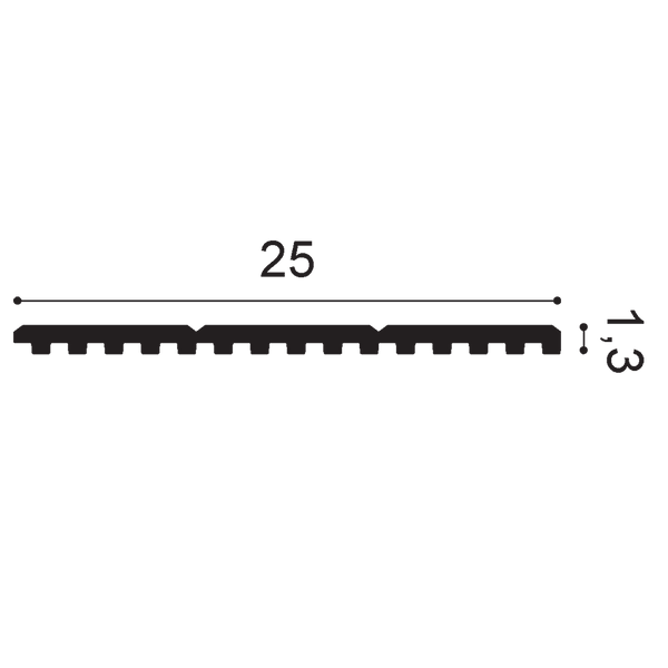 WX205 TRACK Orac 3D Wall Panel