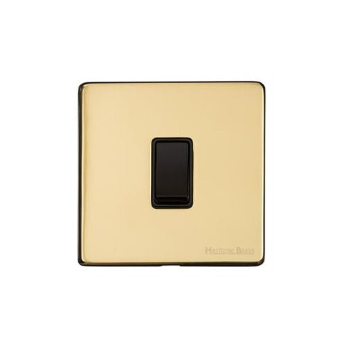 Vintage Range Polished Brass Switches & Sockets, X01 - 20A Double Pole Switch by Heritage Brass By M-Marcus