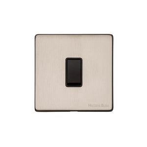 Vintage Range Satin Copper 1 Gang Intermediate Rocker Switch (10 Amp) by Heritage Brass By M-Marcus