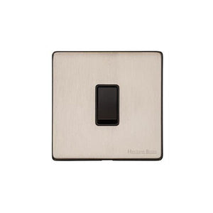 Windsor Range Satin Nickel Switches & Sockets, WN5 - 20A Double Pole Switch by Heritage Brass By M-Marcus