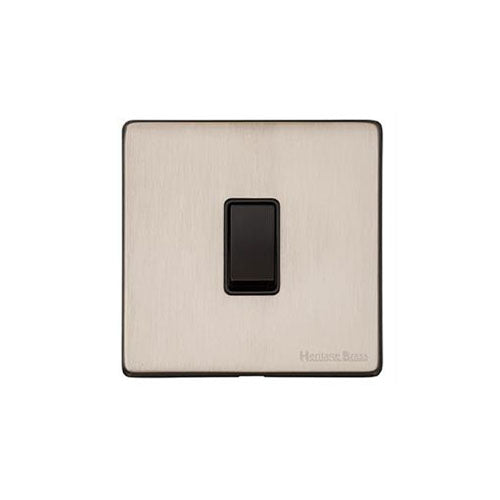 Windsor Range Satin Nickel Switches & Sockets, WN5 - 20A Double Pole Switch by Heritage Brass By M-Marcus