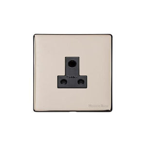 Windsor Range Satin Nickel Switches & Sockets, WN5 - 5 Amp 3 Round Pin Socket by Heritage Brass By M-Marcus