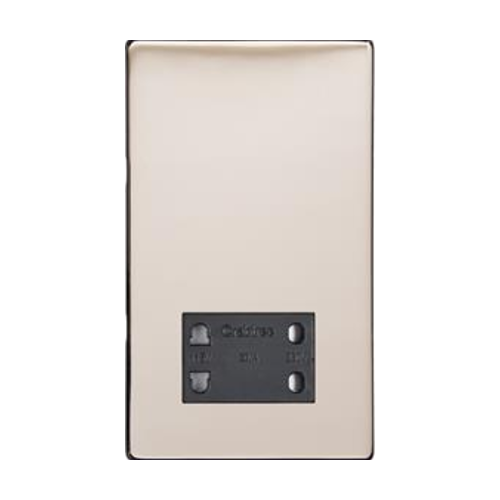 Vintage Range Satin Nickel Switches & Sockets, X05 - Shaver Socket Output Voltage 110/240V by Heritage Brass By M-Marcus