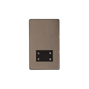 Vintage Range Matt Bronze Switches & Sockets, X09 - Shaver Socket Output Voltage 110/240V by Heritage Brass By M-Marcus
