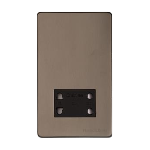 Vintage Range Matt Bronze Switches & Sockets, X09 - Shaver Socket Output Voltage 110/240V by Heritage Brass By M-Marcus