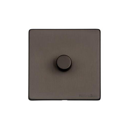 Vintage Range Matt Bronze Switches & Sockets, X09 - 1G Multi Location Secondary Dimmer by Heritage Brass By M-Marcus