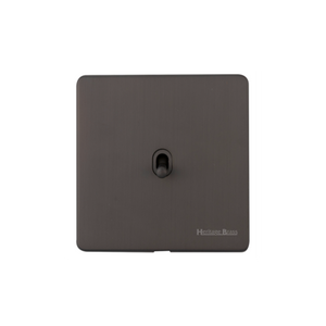 Studio Range Matt Bronze Switches & Sockets, Y09 - 1 Gang Dimming Stockholm Toggle by Heritage Brass By M-Marcus