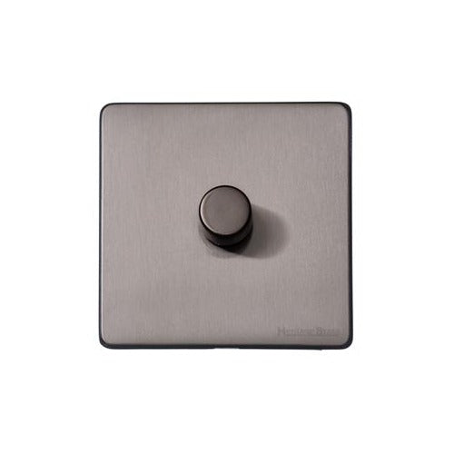 Vintage Range Satin Black Nickel Switches & Sockets, X66 - 1G Multi Location Secondary Dimmer by Heritage Brass By M-Marcus
