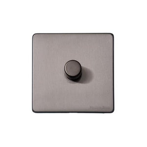 Vintage Range Satin Black Nickel Switches & Sockets, X66 - 1G Multi Location Primary Dimmer by Heritage Brass By M-Marcus