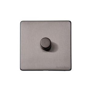 Vintage Range Satin Black Nickel Switches & Sockets, X66 - 1G Multi Location Primary Dimmer by Heritage Brass By M-Marcus