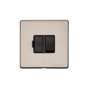 Windsor Range Aged Pewter Switches & Sockets, WAP - Switched Spur (13 Amp) by Heritage Brass By M-Marcus