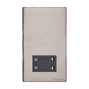 Vintage Range Aged Pewter Switches & Sockets, XAP - Shaver Socket Output Voltage 110/240V by Heritage Brass By M-Marcus