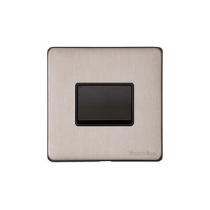 Windsor Range Aged Pewter Switches & Sockets, WAP - 6A Triple Pole Fan Isolator Switch by Heritage Brass By M-Marcus
