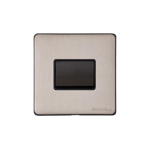 Windsor Range Aged Pewter Switches & Sockets, WAP - 6A Triple Pole Fan Isolator Switch by Heritage Brass By M-Marcus
