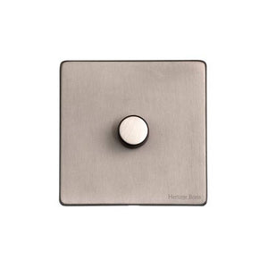 Vintage Range Aged Pewter Switches & Sockets, XAP - 1G Multi Location Primary Dimmer by Heritage Brass By M-Marcus