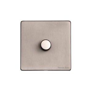 Vintage Range Aged Pewter Switches & Sockets, XAP - 1G Multi Location Primary Dimmer by Heritage Brass By M-Marcus