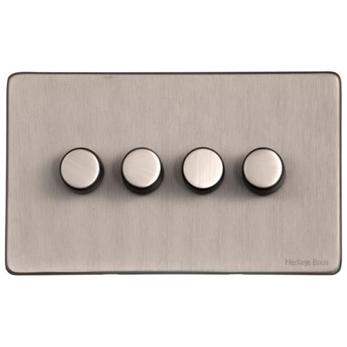 Vintage Range Aged Pewter Switches & Sockets, XAP - 4G Multi Location Secondary Dimmer by Heritage Brass By M-Marcus