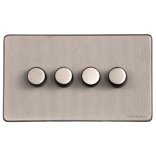 Vintage Range Aged Pewter Switches & Sockets, XAP - 4G Multi Location Secondary Dimmer by Heritage Brass By M-Marcus