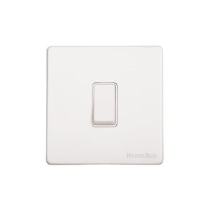 Vintage Range Gloss White Switches & Sockets, XGL - 20A Double Pole Switch by Heritage Brass By M-Marcus