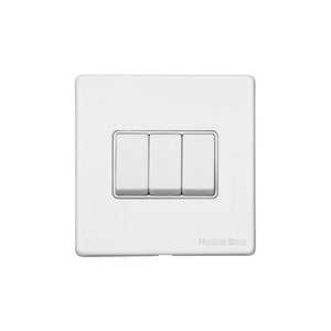 Vintage Range Gloss White Switches & Sockets, XGL - 1 Gang Isolated TV Coaxial Socket by Heritage Brass By M-Marcus