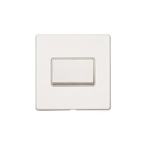 Vintage Range Gloss White Switches & Sockets, XGL - 6A Triple Pole Fan Isolator Switch by Heritage Brass By M-Marcus