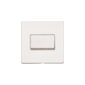 Vintage Range Gloss White Switches & Sockets, XGL - 6A Triple Pole Fan Isolator Switch by Heritage Brass By M-Marcus