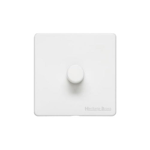 Vintage Range Gloss White Switches & Sockets, XGL - 1G Multi Location Primary Dimmer by Heritage Brass By M-Marcus