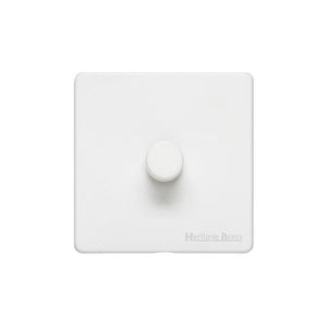 Vintage Range Gloss White Switches & Sockets, XGL - 1G Multi Location Secondary Dimmer by Heritage Brass By M-Marcus