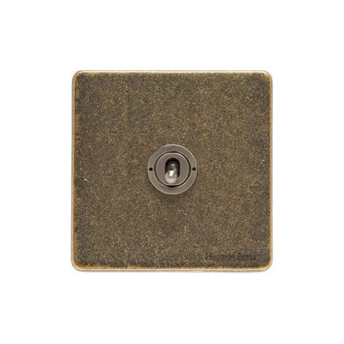 Vintage Range-Rustic Brass-1 Gang Intermediate Toggle Switch