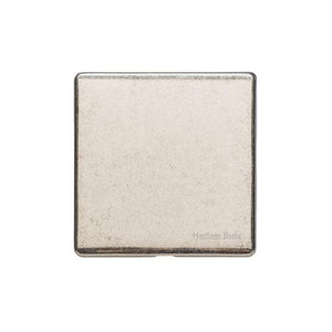 Vintage Range Rustic Nickel Switches & Sockets, XRN - Single Blank Plate by Heritage Brass By M-Marcus