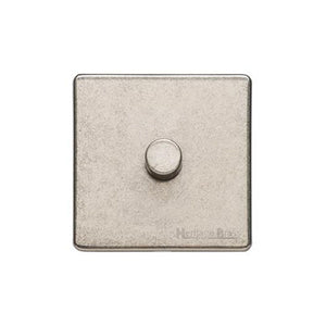 Vintage Range Rustic Nickel Switches & Sockets, XRN - 1G Multi Location Secondary Dimmer by Heritage Brass By M-Marcus
