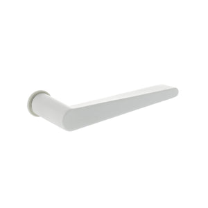 Tupai Rapido 5S Line Torrao Lever Door Handle on Concealed Round Rose - White